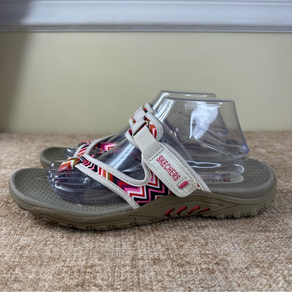 Skechers Reggae -Zig Swag Multicolored Sandals Women’s Size 10 - Picture 7 of 13